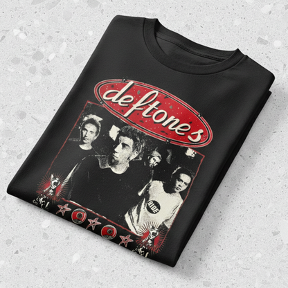 Camiseta Algodón Deftones Vintage