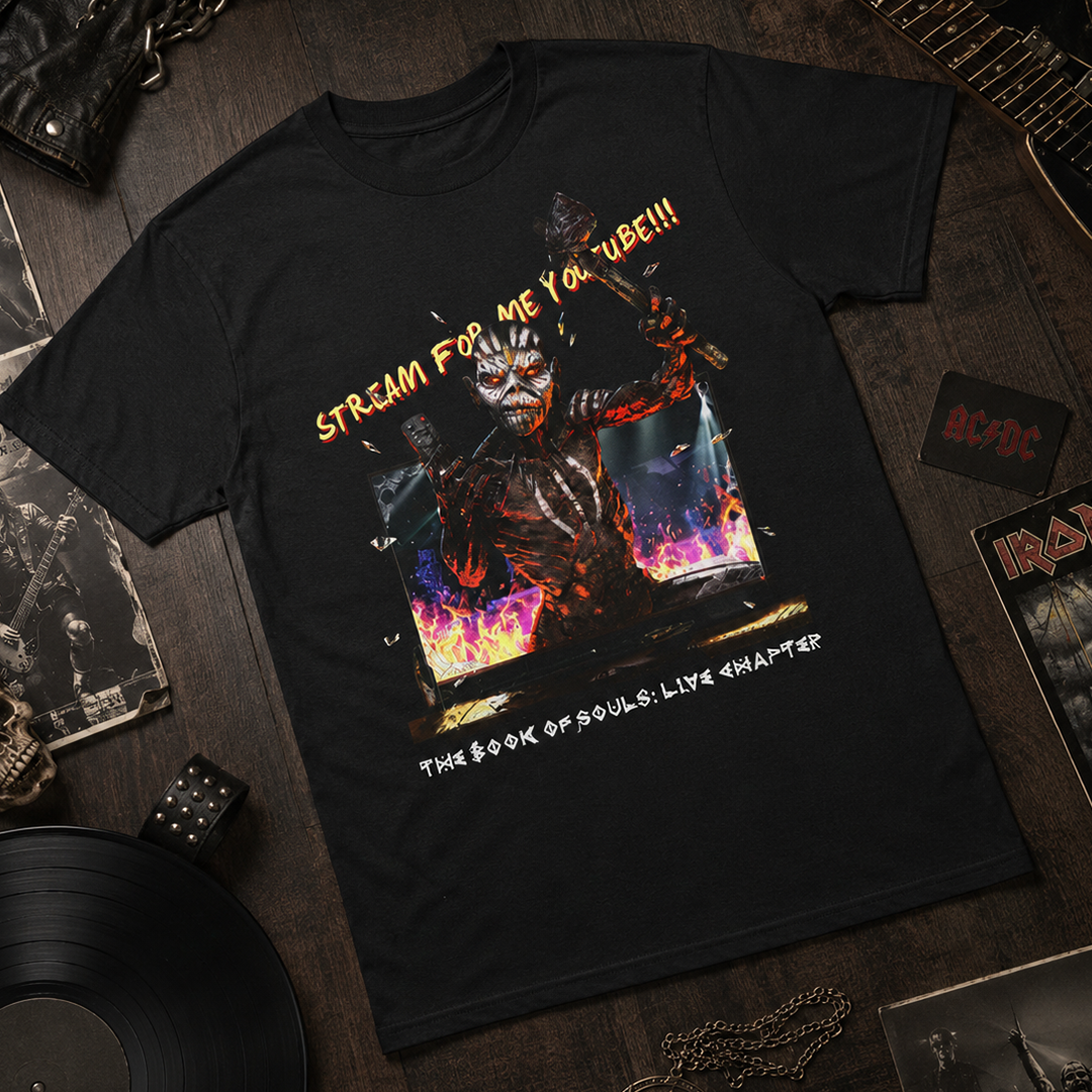 Camiseta Algodon Iron Maiden Stream For Me Youtube