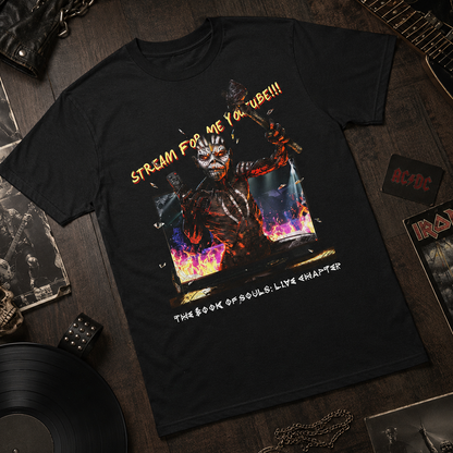 Camiseta Algodon Iron Maiden Stream For Me Youtube