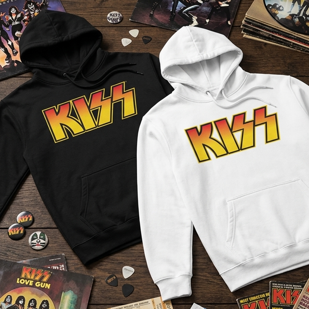 Buzo Capota Kiss Logo