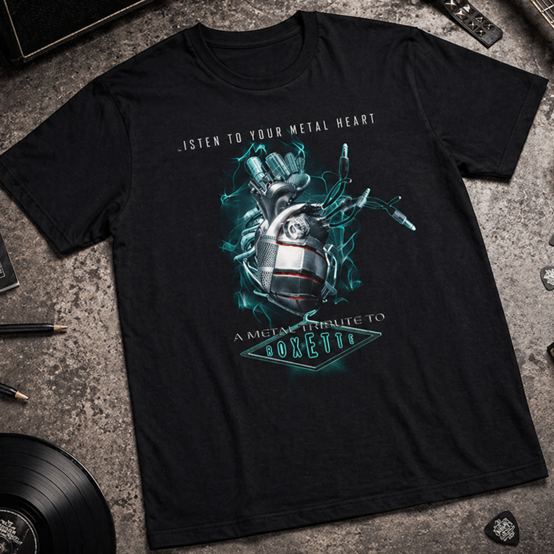 Camiseta Algodon A Metal Tribute To Roxette Listen To Your Metal Heart