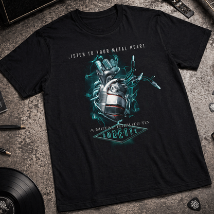 Camiseta Algodon A Metal Tribute To Roxette Listen To Your Metal Heart