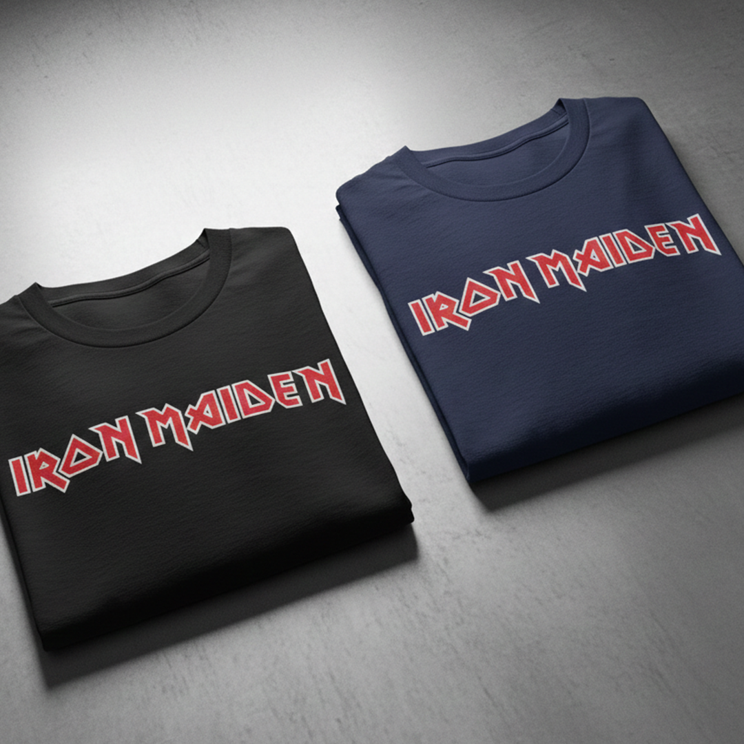 Camiseta Algodon Iron maiden Logo