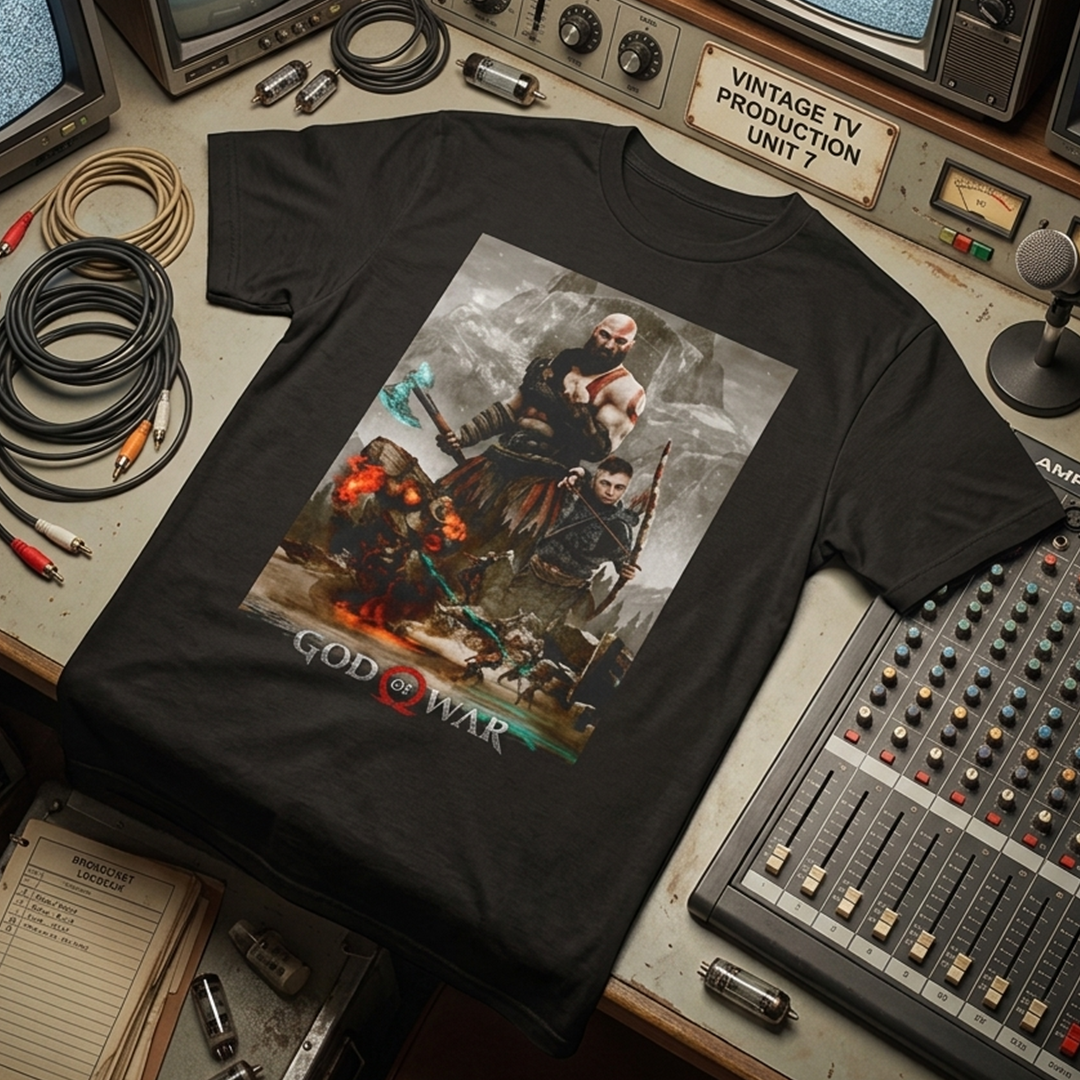 Camiseta Algodon God Of War Art