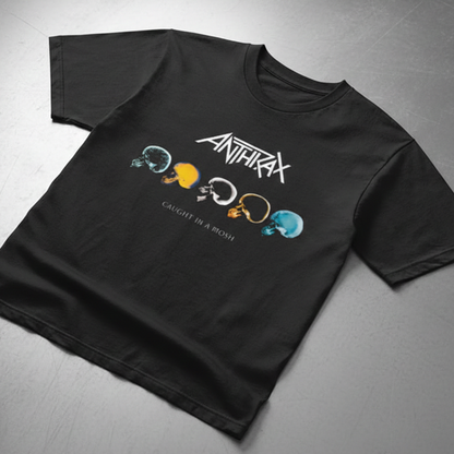 Camiseta de Algodón Anthrax caught in a mosh