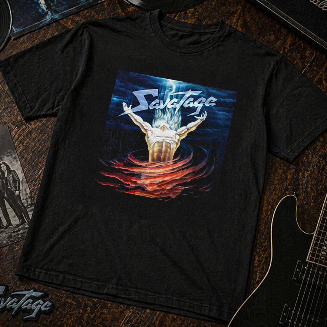 Camiseta Algodon Savatage Handful of Rain
