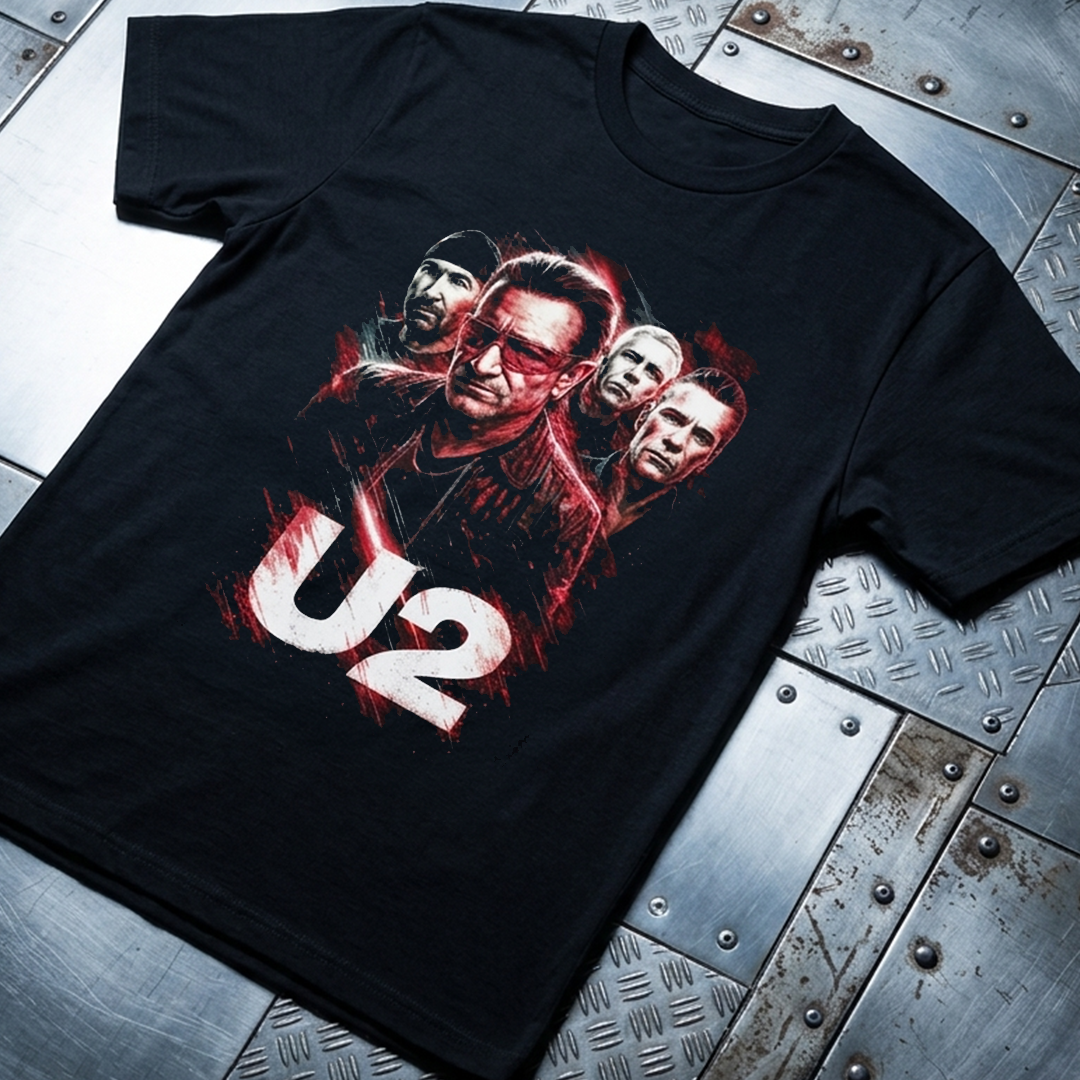 Camiseta Algodon U2 Art