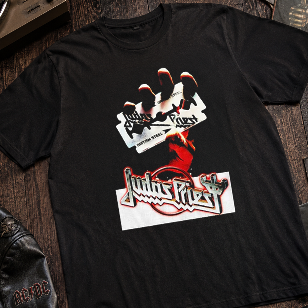 Camiseta Algodon Judas Priest British Steel
