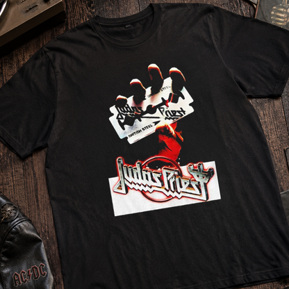 Camiseta Algodon Judas Priest British Steel