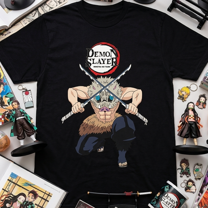 Camiseta Algodon Demon Slayer Inozuke Art