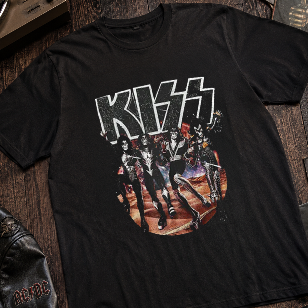 Camiseta Algodon Kiss Destroyer Art