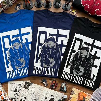 Camiseta Algodon Tobi Akatsuki Poster
