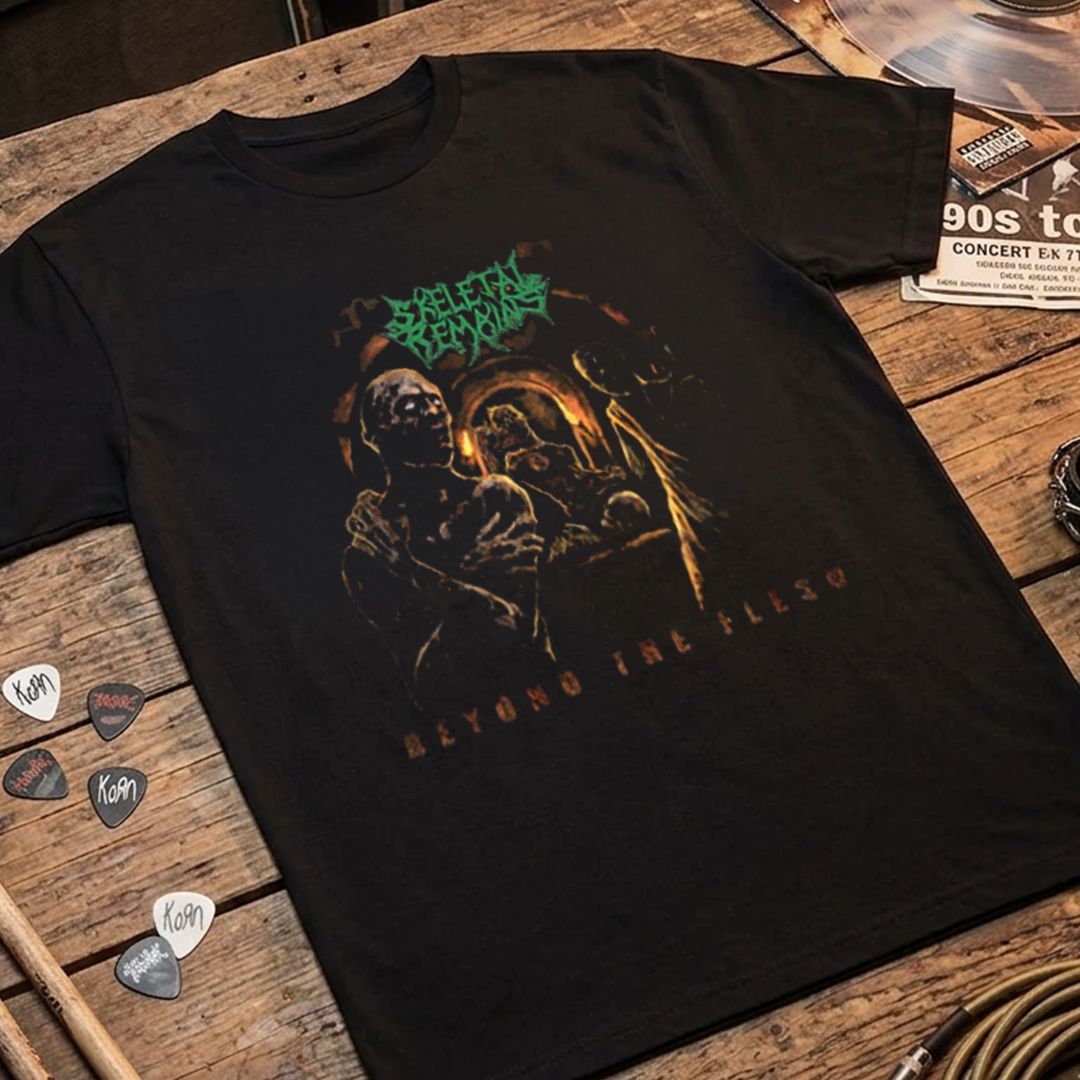 Camiseta Algodon Skeletal Remains Beyond the Flesh