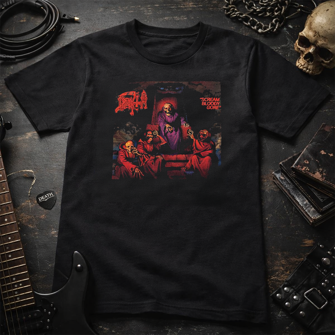 Camiseta Algodon Death Scream Bloody Gore