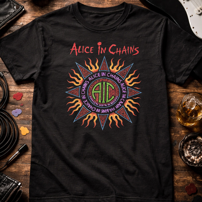Camiseta Algodon Alice In Chains Logo