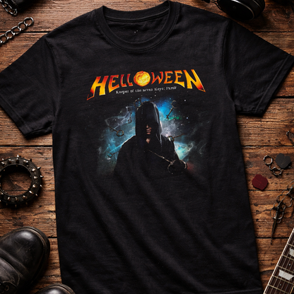 Camiseta Algodon Helloween Seven Keys Poster