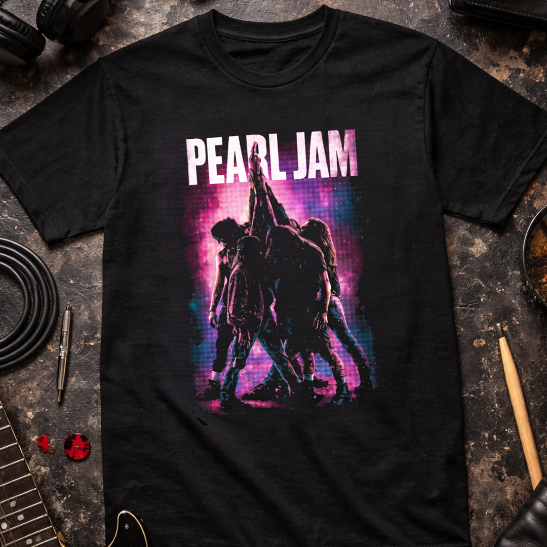 Camiseta Algodon Pearl Jam Group