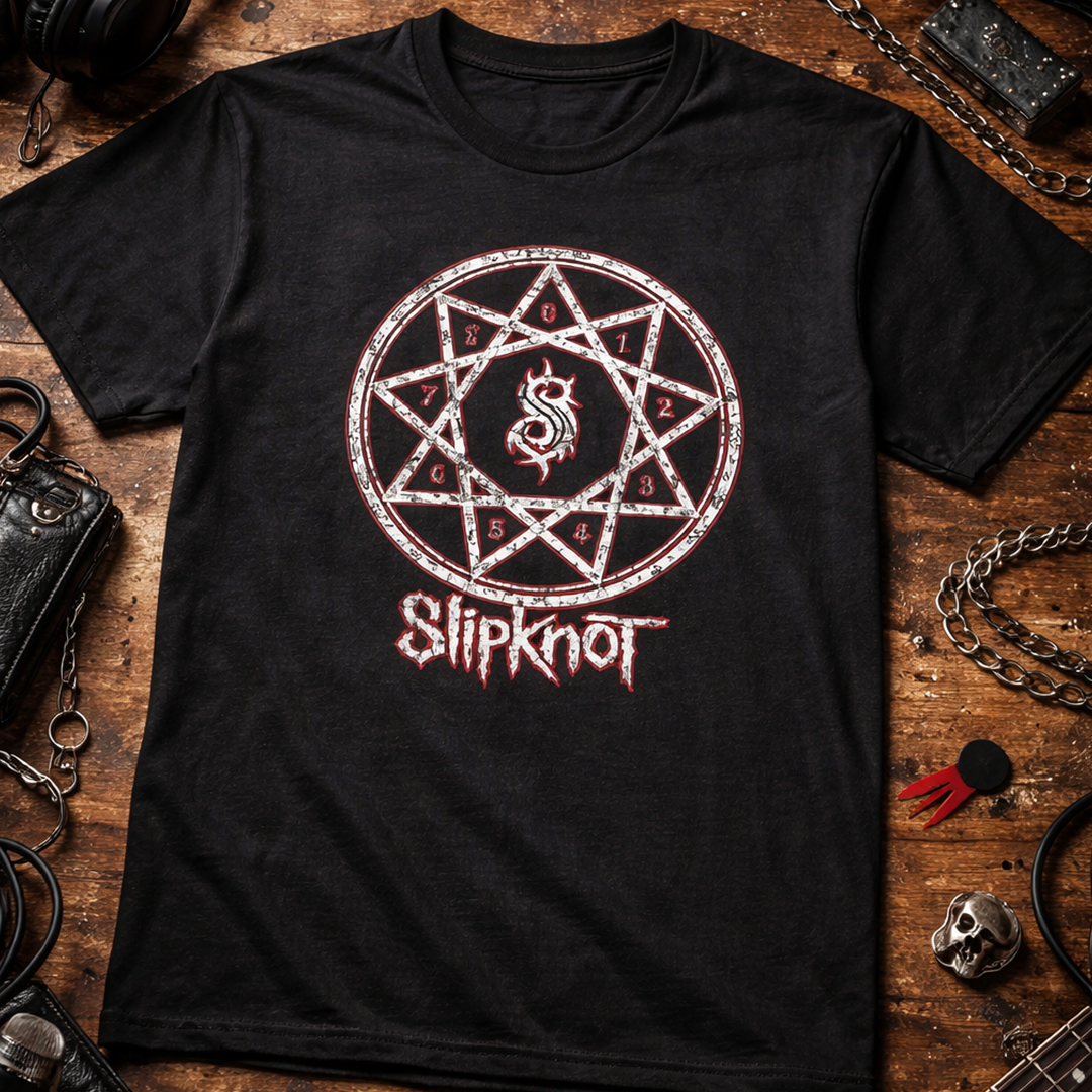 Camiseta Algodon Slipknot Star Logo