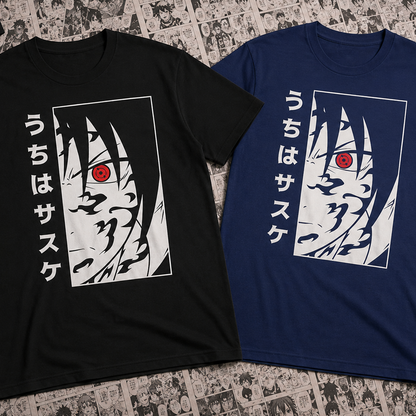 Camiseta Algodon Sasuke Sello Maldito Art