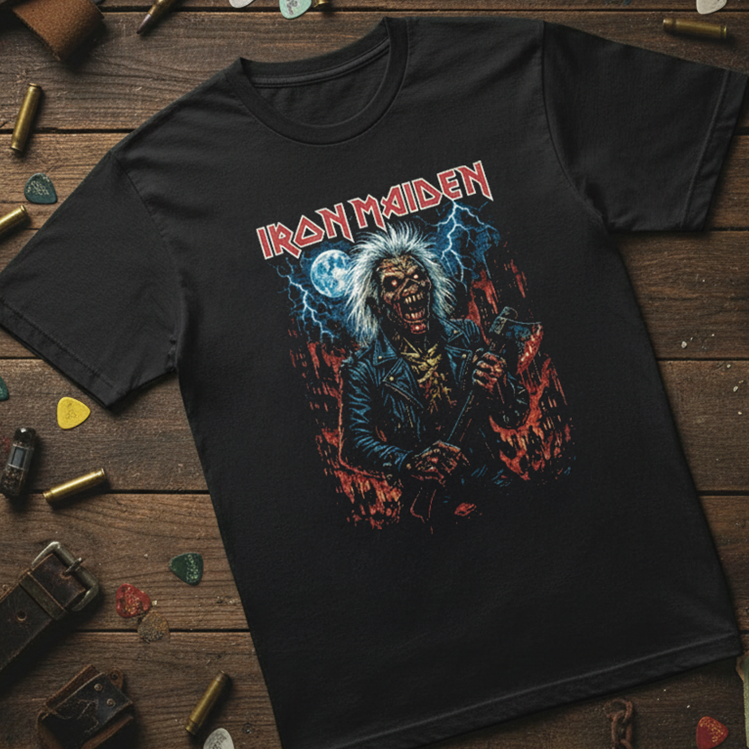 Camiseta Algodon Iron Maiden Art