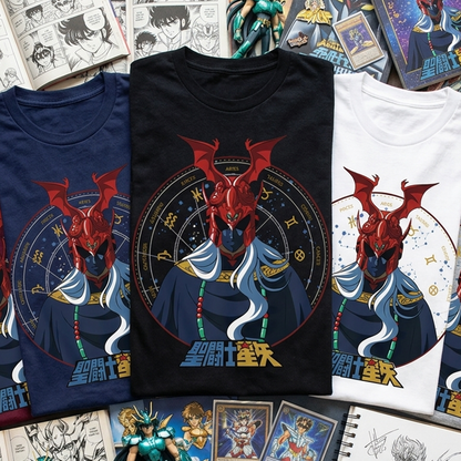 Camiseta Algodon Caballeros Del Zodiaco Patriarca