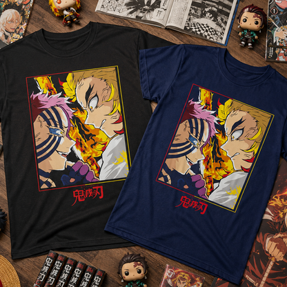 Camiseta Algodon Rengoku Fight Poster