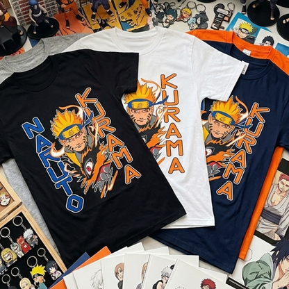 Camiseta Algodon Naruto y Kurama Poster