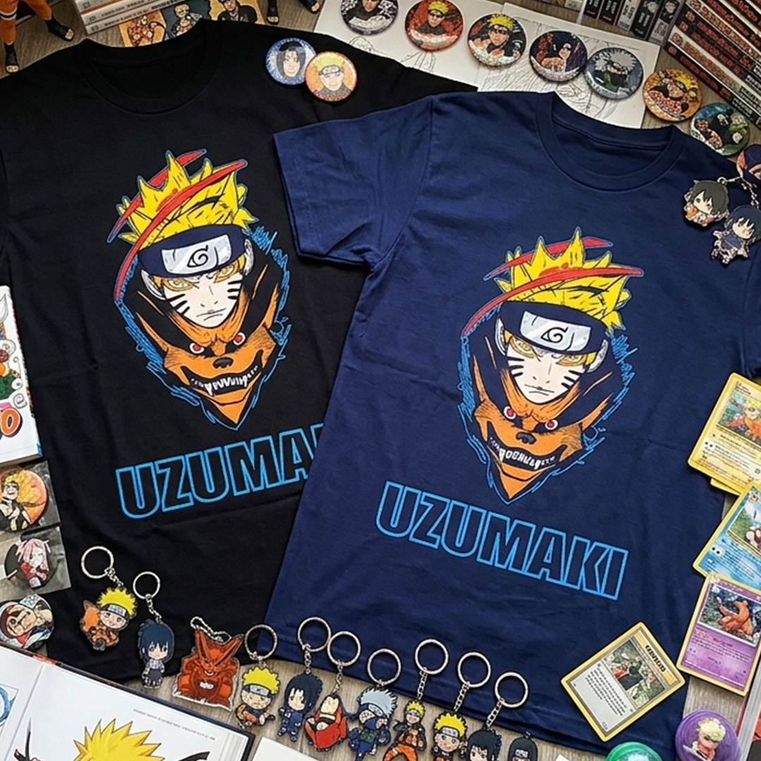 Camiseta Algodon Naruto Uzumaki Poster