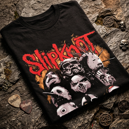 Camiseta Algodon Slipknot Group Art