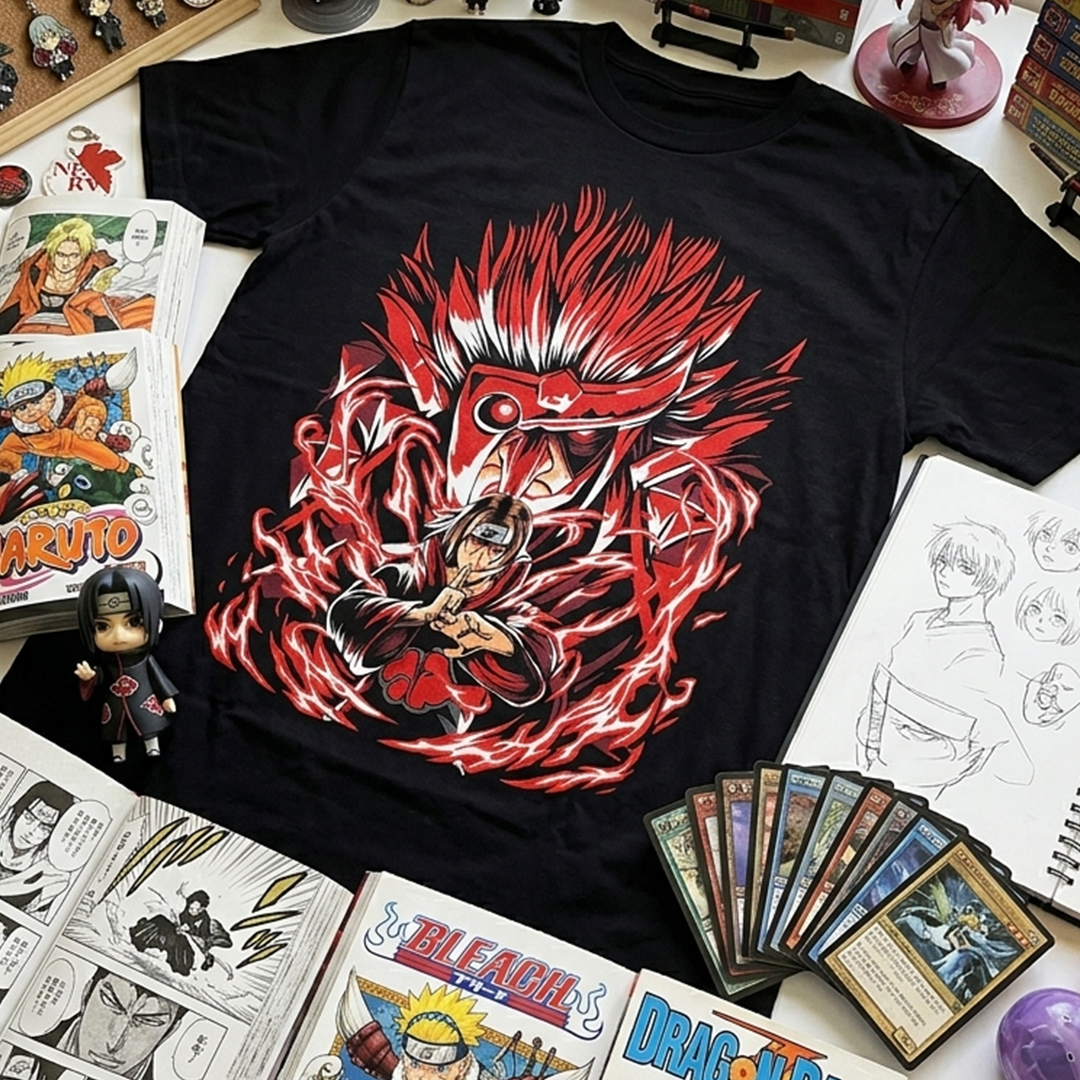 Camiseta Algodon Itachi Uchiha Poster