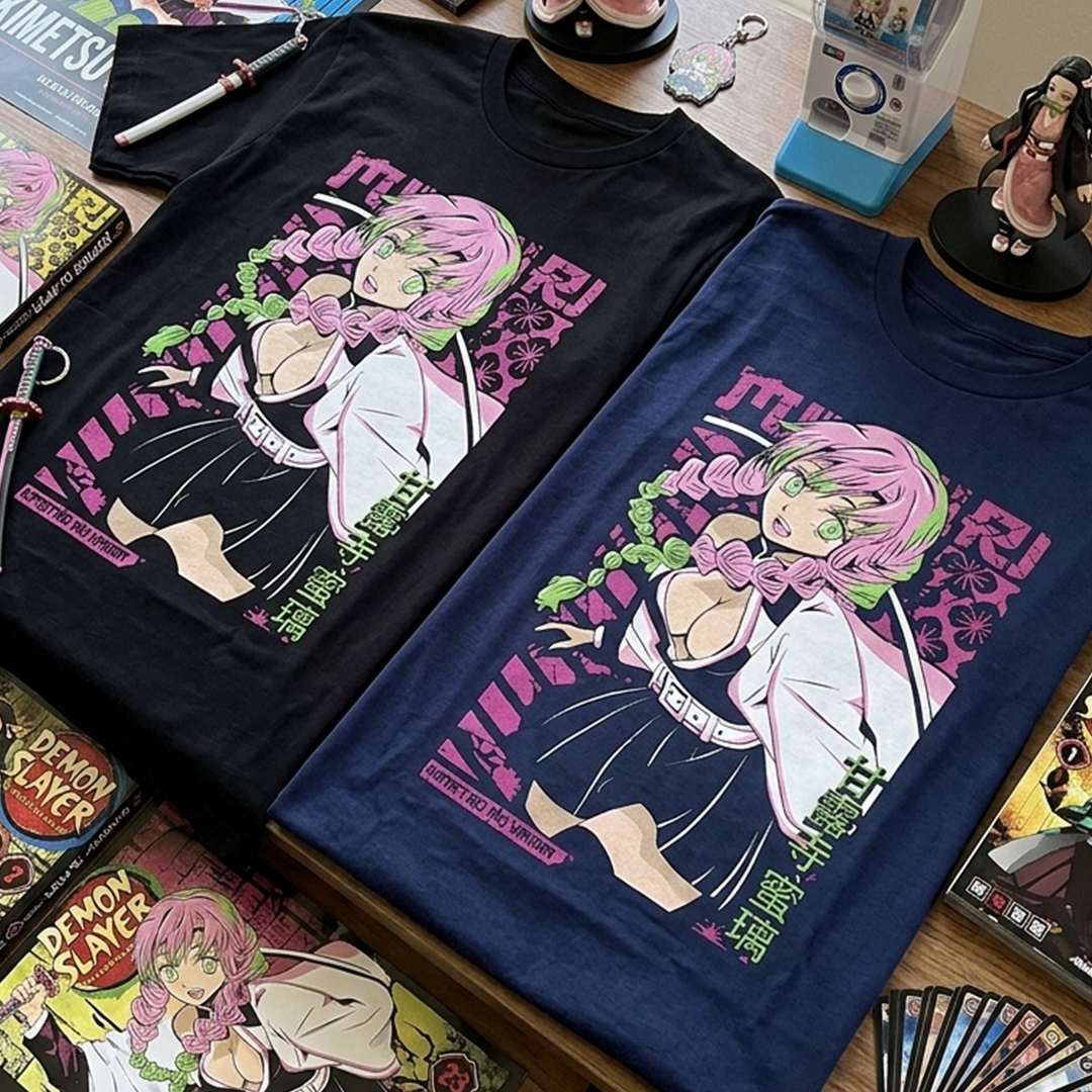 Camiseta Algodon Mitsuri Kanroji Demon Slayer