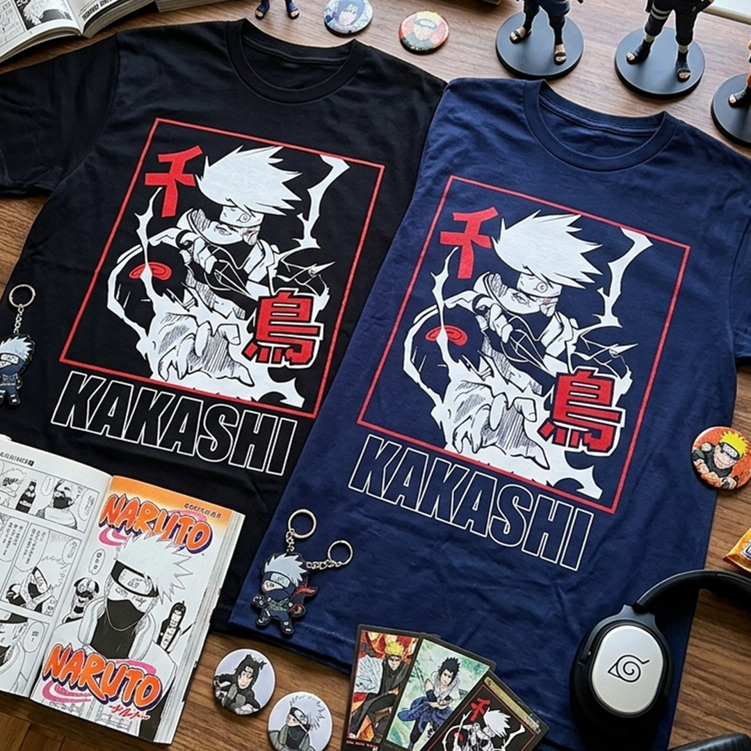 Camiseta Algodon Maestro Kakashi Poster