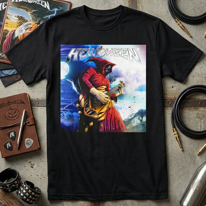 Camiseta Algodon Helloween Cover Poster