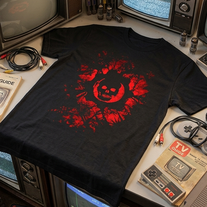 Camiseta Algodon Gears of War Logo