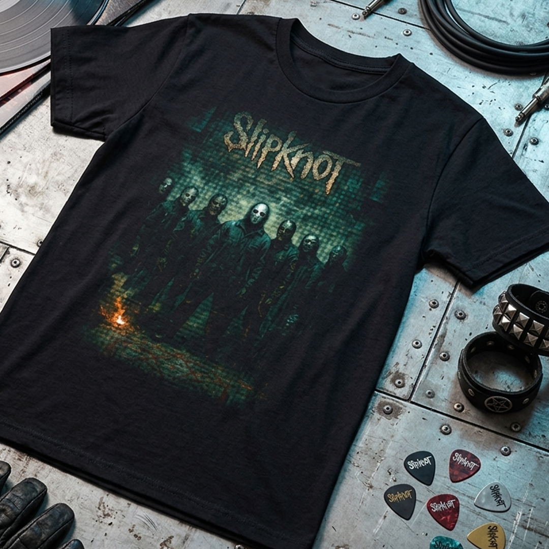 Camiseta Algodon Slipknot Band 2