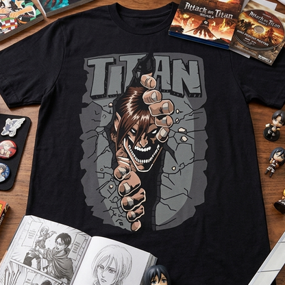 Camiseta Algodon Face Titan Art