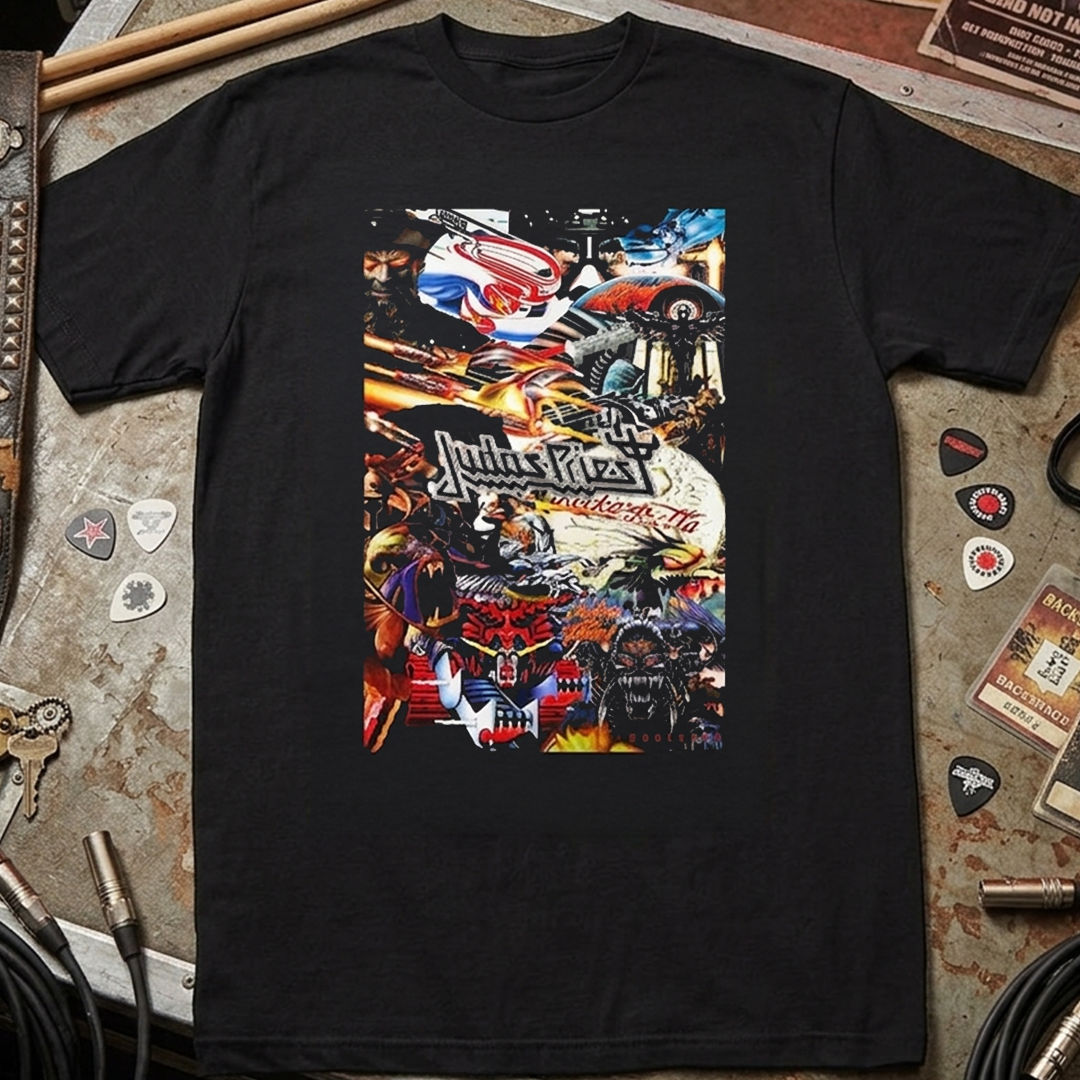 Camiseta Algodon Judas Priest Poster Style
