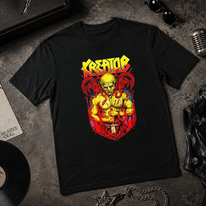 Camiseta Algodon Kreator Snakes