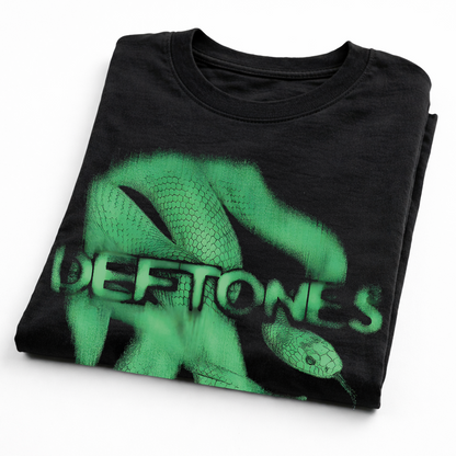 Camiseta Algodón Deftones Serpiente