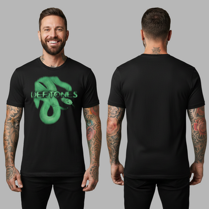 Camiseta Algodón Deftones Serpiente