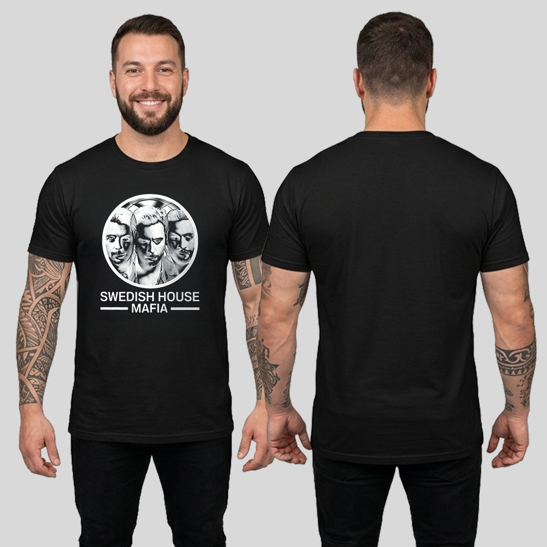 Camiseta Algodon Swedish House Mafia Faces