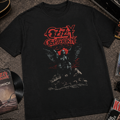 Camiseta Algodon Ozzy Osbourne Angel Wings