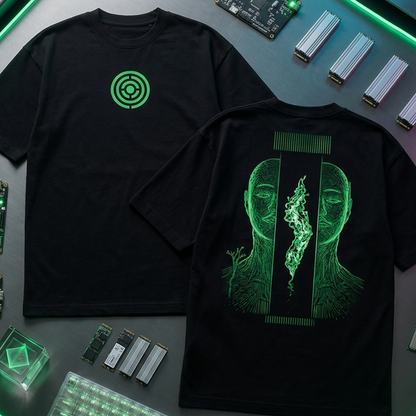 Camiseta Oversize Core Art Verde