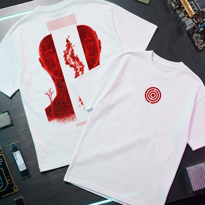 Camiseta Oversize Core Red Art 1