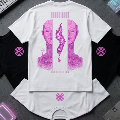 Camiseta Oversize Core Art Morado