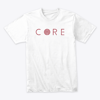 Camiseta Algodón Core Faces Art Rojo