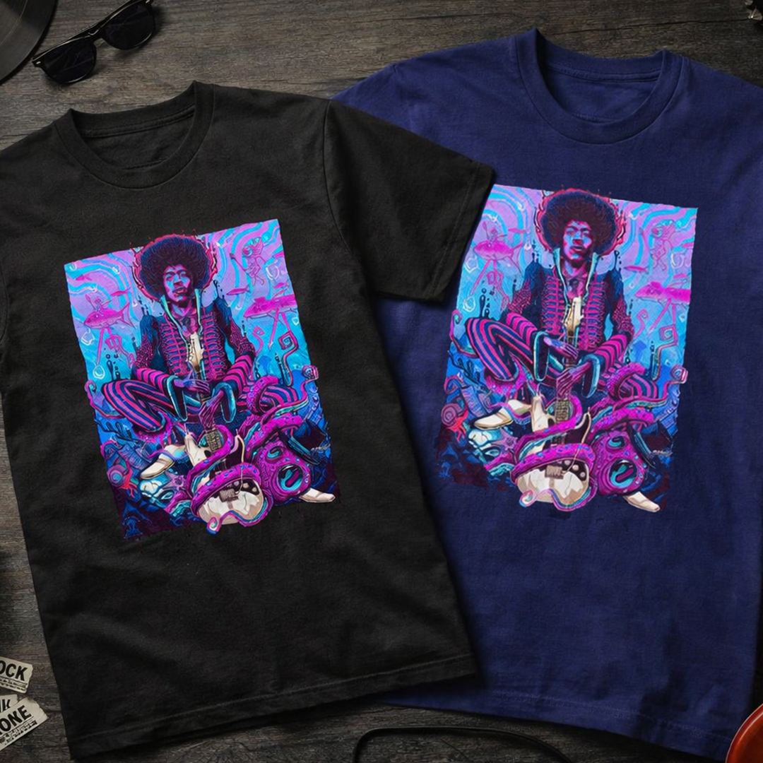 Camiseta Algodon Jimmy Hendrix Poster Style