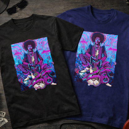 Camiseta Algodon Jimmy Hendrix Poster Style