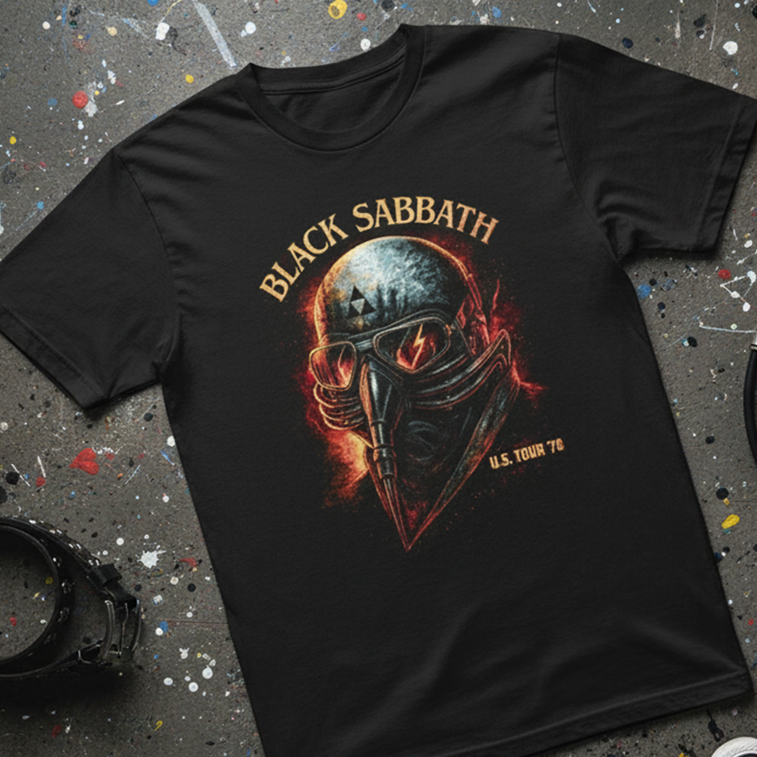 Camiseta Algodon Black Sabbath Us Tour