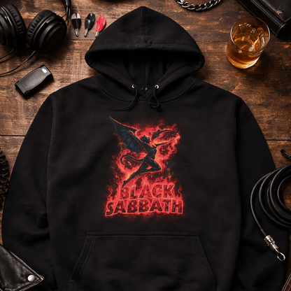 Buzo Capota  Black Sabbath Devil Red
